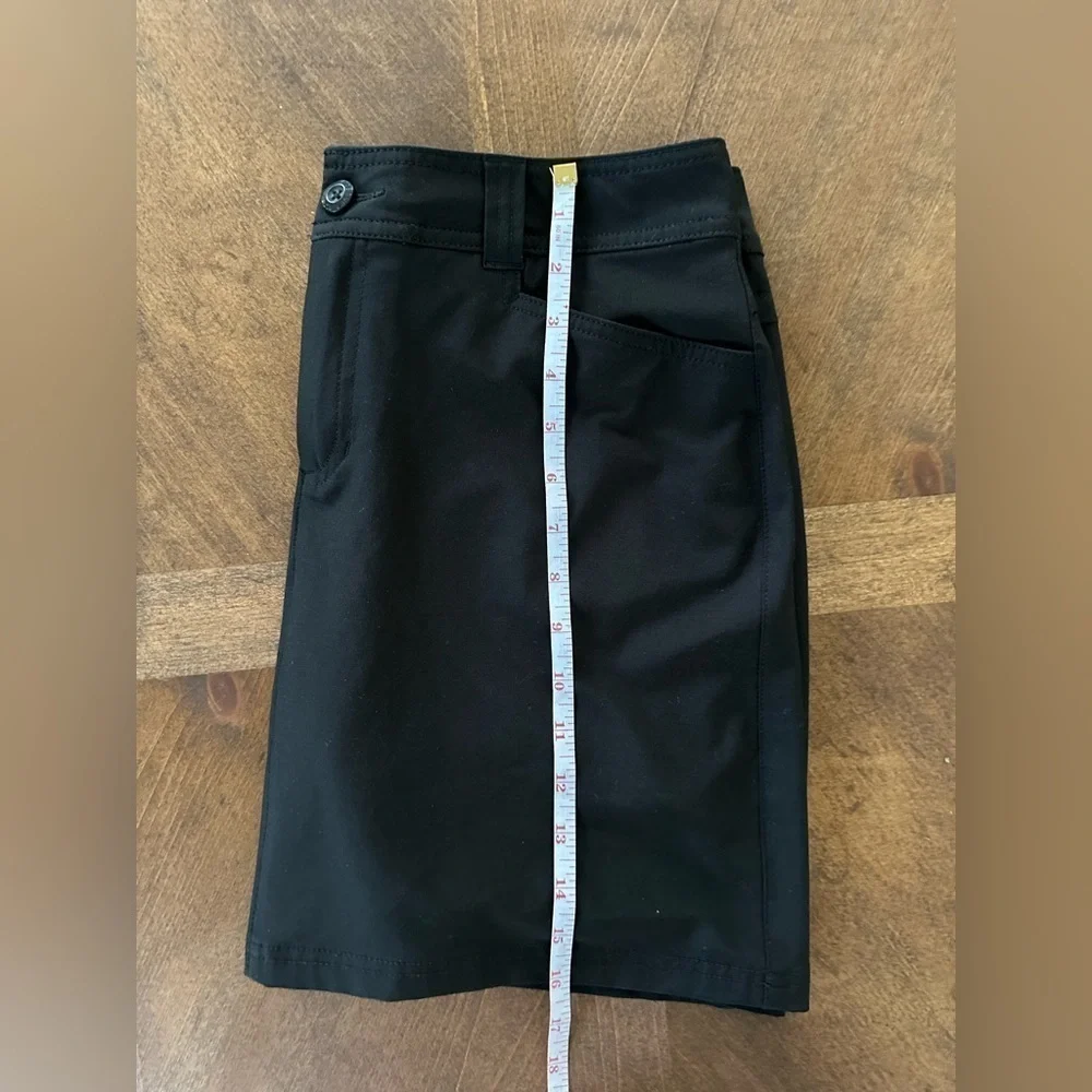 UEC EDDIE BAUERr Adventurer 2.0 Active Skirt Skort Black Women's Size 6